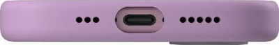 Mbulesë telefoni Uniq Lino Hue iPhone 16 6.1", MagClick, rozë vjollcë