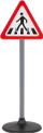 Set lodrash rrugore CXL Road Signs, 5 shenja trafiku, 70cm, kuqe gri