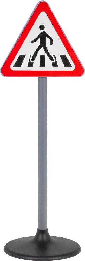 Set lodrash rrugore CXL Road Signs, 5 shenja trafiku, 70cm, kuqe gri