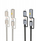Kabllo karikues makine Hoco All in One, USB C Lightning në USB C, 60W, gri