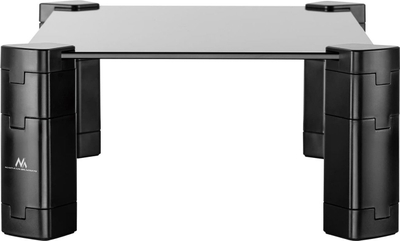 Stendë laptopi dhe monitori Maclean MC-934, xham i kalitur, 20kg, e zezë
