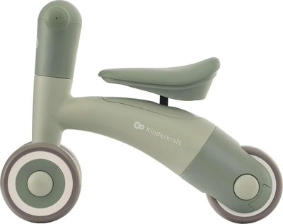 Бициклeт без педали KinderKraft MINIBI, со 3 тркала, за деца, зелен