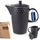 Çajnik Orion Tea Time, 1.3L, prej guri qeramik, i bardhë