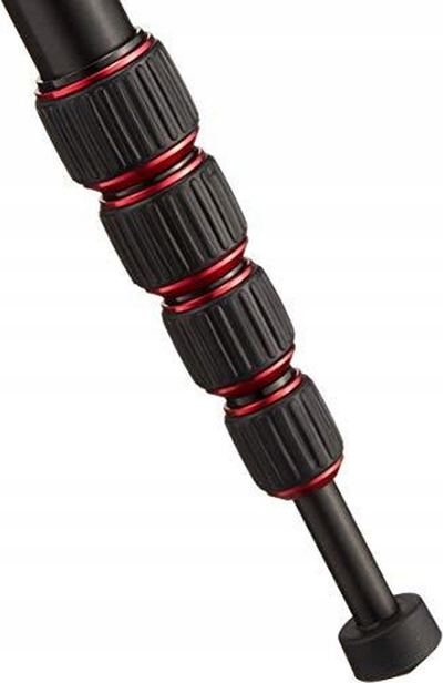 Tripod fotografik Manfrotto Element Traveller MKELES5RD-BH, me kokë top, i vogël për udhëtime, i kuq