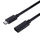 [OUTLET] Kabllo Unitek, USB C / USB C, 1.5m, e zezë