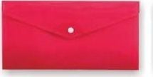 Zarf plastik Penmate Snap Closure B6, polipropilen, rozë