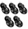 Rrota zyre Vilde prej gome për karrige, 6.3 cm, kunj 10 mm, set 5 copë