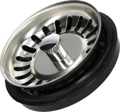 Adapter lavamani TEKA Square 88801300, për grirëse plehrash TR 550 TR 750, çelik inoksi, ngjyrë argjendi