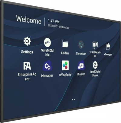 Monitor profesional ViewSonic CDE9830, 98", 4K, i zi