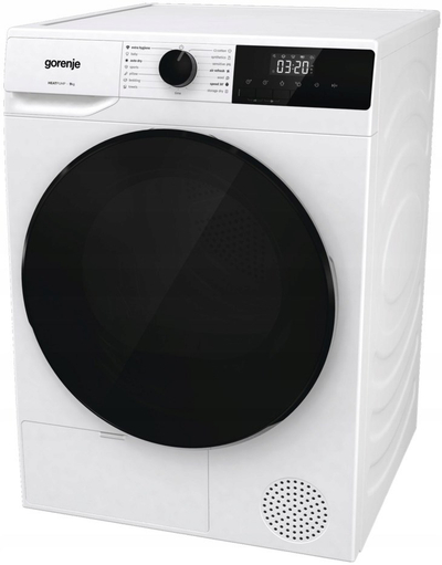 Tharëse rrobash Gorenje DHNA93/PL, 9kg, kondenzimi me pompë nxehtësie, e bardhë