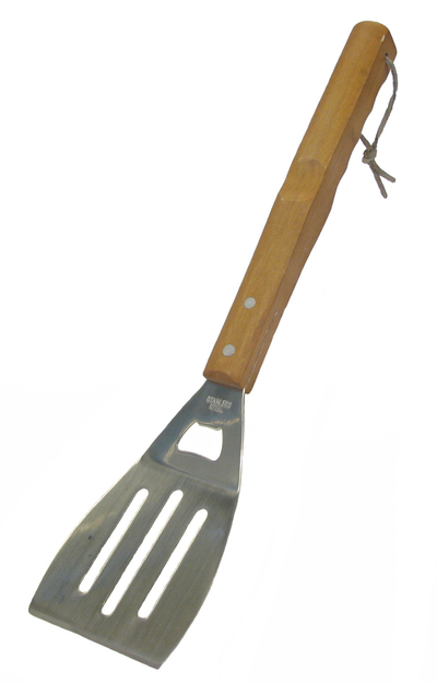 Shpatull skare pa markë, çelik inox, dorezë druri, 45cm