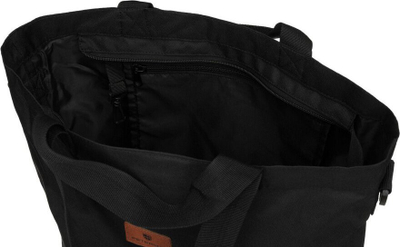 Çantë shopper Peterson Spacious XXL, poliester, me rrip shpatulle, e zezë