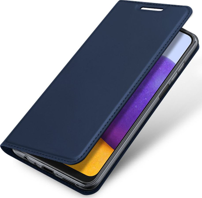 Këllëf Dux Ducis Skin Pro për Samsung Galaxy A22 4G, me xhep kartash, bojkë e errët
