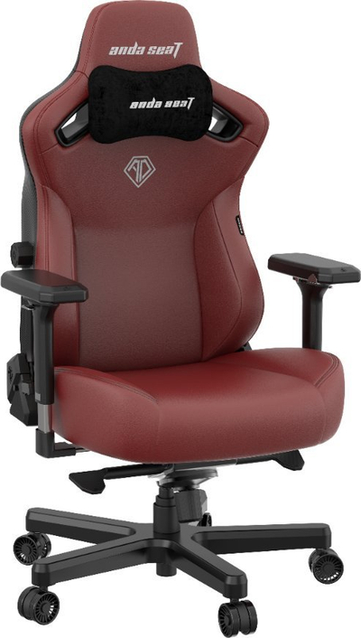 Karrige gaming AndaSeat Kaiser 3 Series Premium L, PVC Leather, me mbështetje lumbare, ngjyrë e kuqe