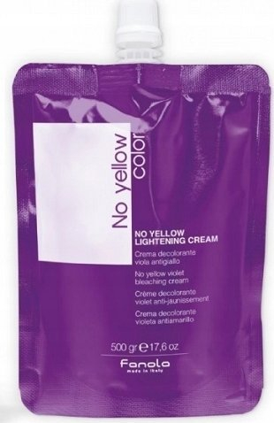 Krem zbardhues flokësh Fanola Color No Yellow Violet Bleaching Cream, 500g
