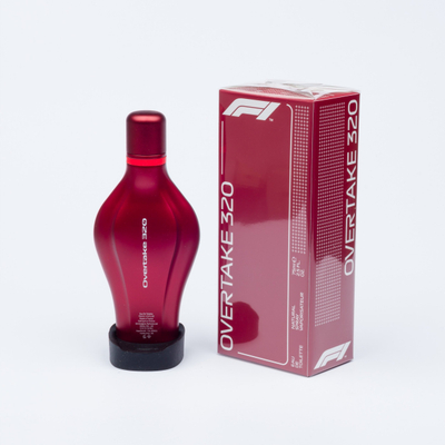 Parfum F1 Overtake 320 Eau de Toilette, unisex, 75ml, i kuq