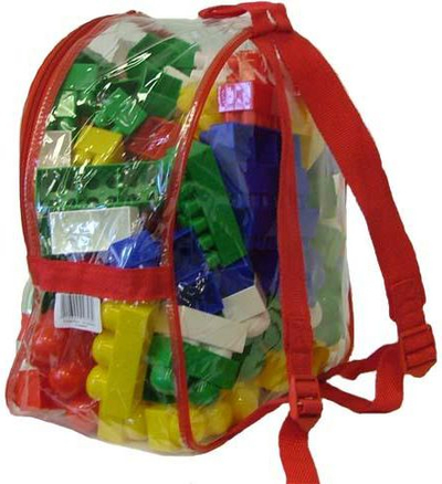 Lodra ndërtimi Polesie Super Mix Builder 293, 96 copa, me çantë, shumëngjyrëshe
