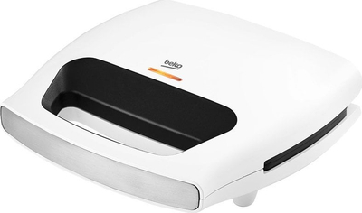 Grill sanduiçësh Beko SWM2971W, 750 W, pllaka jo ngjitëse, i bardhë