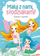 Libër me bojatisje Paint With Us The Cuties Mermaids And Little Mermaids, për kalamaj, me sirena, shumëngjyrësh