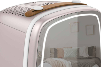 Frigorifer për kozmetikë Cecotec Bamba CoolingBeauty 6000 Mirror, 6L, dritë LED, rozë