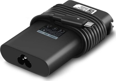 Adapter karikimi Dell 65W USB-C, AC, prizë UK, i zi