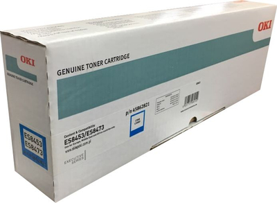 Toner OKI 45862821, cyan, origjinal