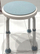 Stol dushi Timago Bathroom Stool, sedilje rrotulluese, lartësi e rregullueshme, i bardhë