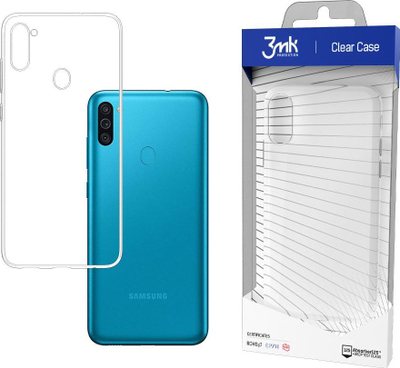 Kuti mbrojtëse 3mk Clear Case për Samsung Galaxy M11, TPU, transparente