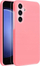 Futrollë silikoni Candy për Samsung Galaxy S23 FE, me kornizë të forcuar, rozë