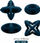 Lodër gome për qen Pet Dream House Geo Astro Rolly, që rrotullohet, blu navy