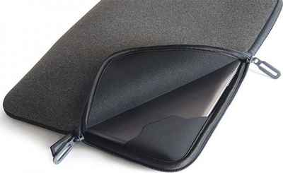 Футрола за лаптоп Tucano Second Skin Melange, 15" 15.6", неопрен, црна