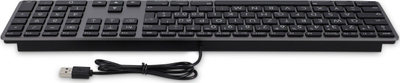 Tastierë LMP KB-1243-BIG, lidhje USB A, layout AZERTY, gri hapur