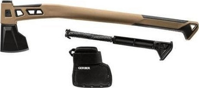 Sëpatë mbijetese Gerber Survival Axe, gjatësi tehu 17.5 cm, dorezë me ndarje, e zezë