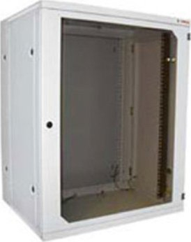 Kabinet muror rrjeti CONTEG RUN 12U, 624 x 600 x 400 mm, gri e hapur