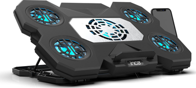 Ftohës për laptop Inca INC-614GMS me ventilatorë, ngjyrë e zezë