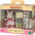 Set lodër Sylvanian Families Mami Lepurushe Chocolate Rabbit, figurinë lepurushe, frigorifer me gjerat e veta, shumëngjyrësh