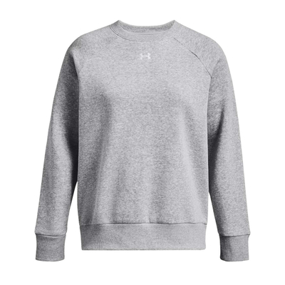 Bluzë sportive Under Armour Rival Fleece Crew, për femra, e bardhë