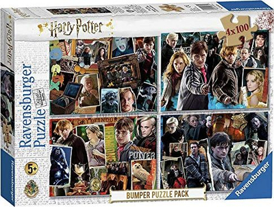 Puzzle Ravensburger 06832 Harry Potter, 4x100 copa, shumëngjyrësh