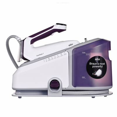 Stacion avulli për hekurosje Braun CareStyle 7 IS 7266 VI, 2400W, 2L, i bardhë vjollcë
