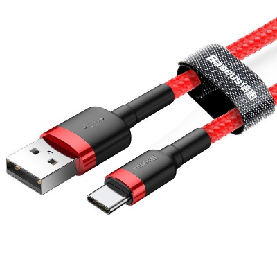Kabllo Baseus, USB / USB TYPE C, 2 m, e kuqe