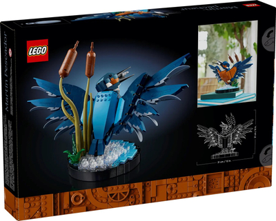 Set LEGO Icons Kingfisher 10331, model dekorativ, për të rritur, shumëngjyrësh
