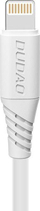 Kabllo Dudao USB A - Lightning (52134), 1m, e bardhë