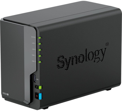 NAS Synology DiskStation DS224 Plus, 2 bay, pa disqe, i zi