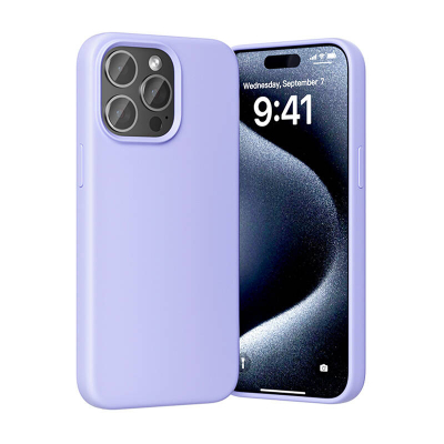 Kover telefoni Vention Liquid Silicone për iPhone 15 Pro Max, MagSafe, lilac