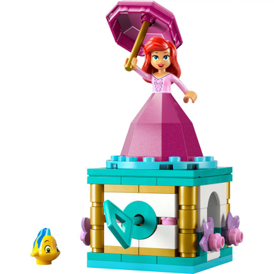 Lodër ndërtimi LEGO Disney Twirling Ariel 43259, set ndërtimi, për fëmijë 5+