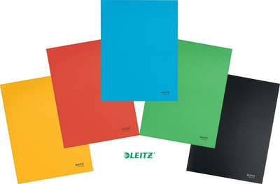 Dosje Leitz Juris Recycle, A4, karton, e kuqe