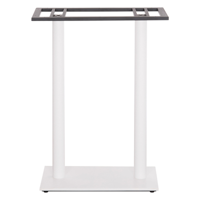 Bazë tavoline bar HM480.02, metal, 80x40x108 cm, e bardhë mat