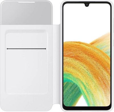 Këllëf me kapak për Samsung Galaxy A33, i thjeshtë, i bardhë