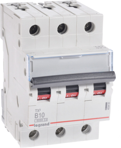 Ndërprerës i qarkut elektrik Legrand S303 B10 6kA TX3