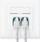 Prizë rrjeti Digitus ZUB, CAT 6A Class EA, 2 porta RJ45, e bardhë